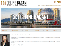 Tablet Screenshot of celinebacani.com